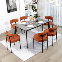 Orange Kitchen Dining Chairs You ll Love Wayfair